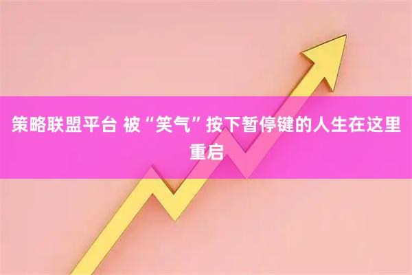策略联盟平台 被“笑气”按下暂停键的人生在这里重启